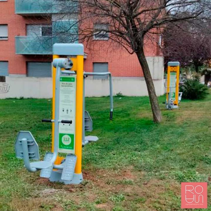 Biosaludable amb tòtem - elíptica i bici